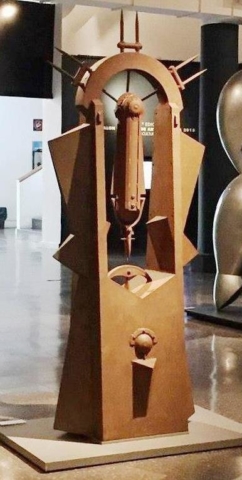 PORTAL 2015, hierro soldado, 230 x 120 x 84 cm., 3er. Premio Salón Nacional 2015.